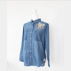 CLEARANCE!  NWOT MOSSIMO DENIM BOYFRIEND FIT SHIRT